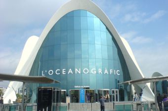 Oceanografic main facade - Valencia