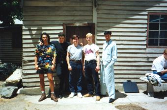 On tour with Locomia (Chile 1990)